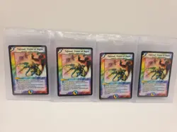 Duel Masters TCG - Tajimal, Vizier of Aqua - DM-10 Shockwaves - 4 Card Lot - Image 1