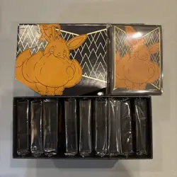 Lot of 10 Pokemon Shining Fates ETB 65 Count Card Sleeve Eevee Packs NEW SEALED - Image 1