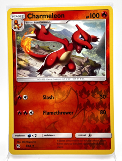 Charmeleon 8/68 Reverse Holo Pokemon Card 2019 Hidden Fates NM/LP - Image 1