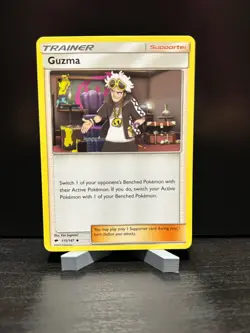 Guzma SM - Burning Shadows 115/147 MP-LP Pokemon Card - Image 1