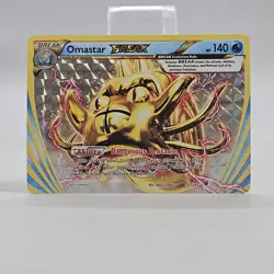 Omastar Break Holo 19/124 XY Fates Collide 2016 Pokemon Card LP+ - Image 1