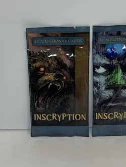 Inscryption Video Game Card Pack 1 + 2 Factory Sealed (2 Packs, 24 Cards) SEALED - Image 2