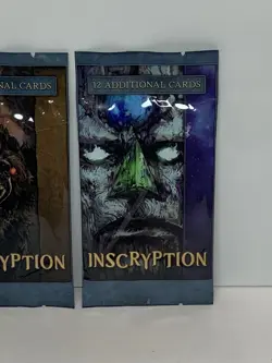 Inscryption Video Game Card Pack 1 + 2 Factory Sealed (2 Packs, 24 Cards) SEALED - Image 3