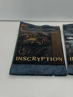 Inscryption Video Game Card Pack 1 + 2 Factory Sealed (2 Packs, 24 Cards) SEALED - Image 4
