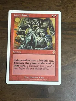 MTG Last Chance from the 1999 Starter Set NM - Image 1