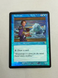 MTG FOIL Archivist 7th Edition Magic the Gathering - Image 1