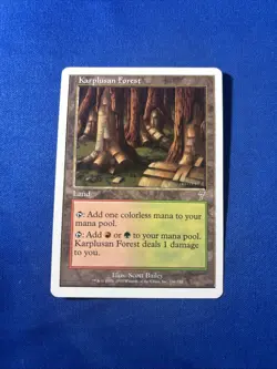 KARPLUSAN FOREST LP+ Seventh 7th Edition mtg Magic fast shipping - Image 1
