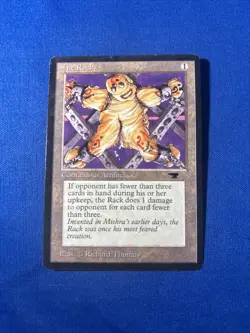THE RACK LP Antiquities Original Vintage mtg Magic fast shipping - Image 1