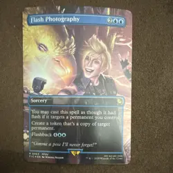 Magic: The Gathering Flash Photography FFXV Sorcery 0463 Foil - Image 1