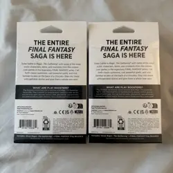 2x Magic the Gathering Final Fantasy Play Pack Box With Promo - (3 Packs/Box) - Image 2