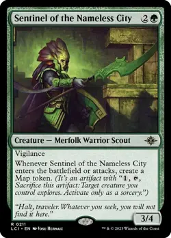 1 x Sentinel of the Nameless City - Foil - The Lost Caverns of Ixalan - NM-Mint - Image 1