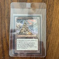 Magic The Gathering Alliances Phyrexian Devourer MTG 1996 Mark Tedin - Image 3
