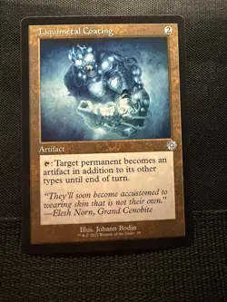 Liquimetal Coating (REGULAR) x1 - MTG The Brothers' War Retro Artifacts BRR #28 - Image 1