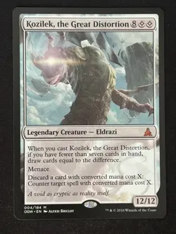1x MTG Kozilek, the Great Distortion - Oath of the Gatewatch (OGW) #4 - Magic - Image 1