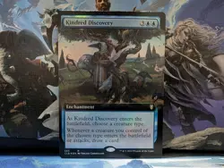 Kindred Discovery Foil Extended Art MtG Commander Baldur's Gate NM - Image 1