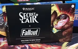 NEW MTG Secret Lair X Fallout: FOIL Welcome to New Vegas FREE SHIPPING - Image 1