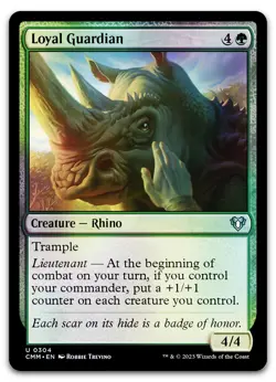 Loyal Guardian #304 (Foil) (NM) Commander Masters CMM Magic MTG - Image 1