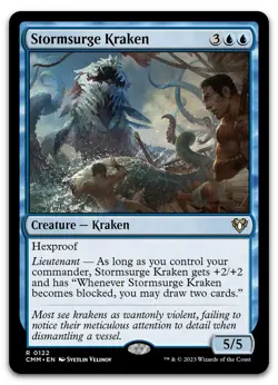 Stormsurge Kraken #122 (NM) Commander Masters CMM Magic MTG - Image 1