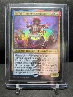 Zaffai, Thunder Conductor - Foil - MTG Magic 2021 Commander - LP - Image 1