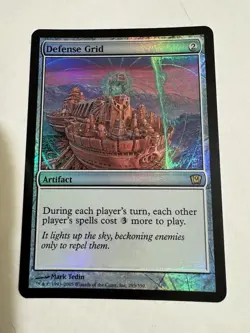 Magic The Gathering DEFENSE GRID 293/350 (9th Edition) FOIL - Image 1
