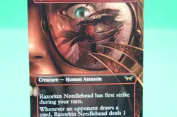 MTG Razorkin Needlehead - Borderless, NM-Mint, English Duskmourn: House of Horro - Image 3