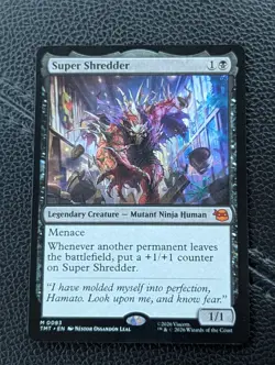 Super Shredder Teenage Mutant Ninja Turtles Regular Magic The Gathering TMNT - Image 1