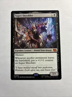 Super Shredder - Teenage Mutant Ninja Turtles MTG Plus 2 Bonus Rares!!! - Image 1