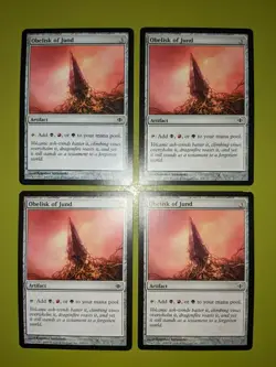 Obelisk of Jund x4 Shards of Alara 4x Playset Magic the Gathering MTG - Image 1