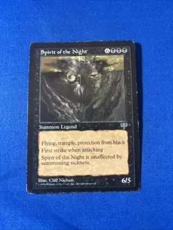 SPIRIT OF THE NIGHT MP+ Mirage Reserved List mtg Magic fast shipping - Image 1
