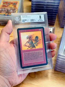 BGS 8 MAGIC THE GATHERING 1993 ALPHA DISINTEGRATE MTG - Image 1