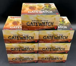 Lot of (7) Magic The Gathering Oath of the Gatewatch Fat Pack Factory Sealed MTG - Image 5