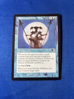 DECREE OF SILENCE LP Scourge mtg Magic fast shipping - Image 1