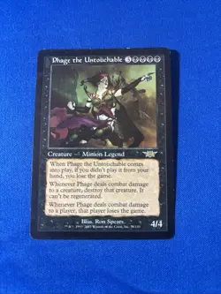 PHAGE THE UNTOUCHABLE LP- Legions Original mtg Magic fast shipping - Image 1