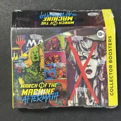 Magic the Gathering March of the Machine Aftermath Collector Booster Box Sealed - Image 1