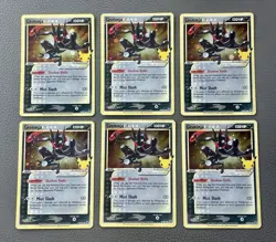 Pokemon Greninja Star SWSH144 LP+ Black Star Promo Celebrations (6) - Image 1