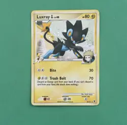 2009 Pokemon GL Luxray LV.48 SP 9/111 Holo Rising Rivals NRMT - Image 1