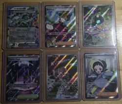 Pokemon Full Art Lot 6 Cards Total Near Mint Condition - Image 1