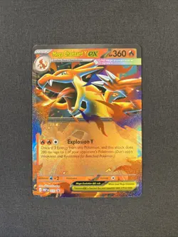Mega Charizard Y ex Promo Ascended Heroes English Pokemon TCG NM - Promo - Image 1