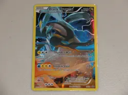 2015 Pokemon XY Black Star Promo Pikachu EX Legendary #XY80 Black Kyurem HOLO - Image 1