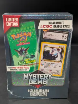 Pokemon TCG: Limited Edition Mystery Gems (1 Graded Card, 1 Booster Pack) - Image 1