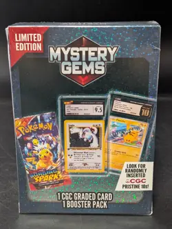 Pokemon TCG: Limited Edition Mystery Gems (1 Graded Card, 1 Booster Pack) - Image 2