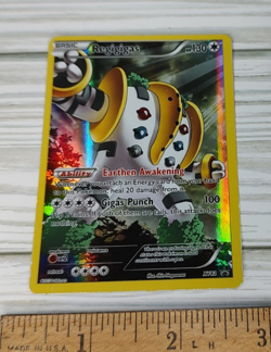 Pokemon Regigigas Full Art Black Star Promo XY82 XY Holo Trading Card TCG - Image 1