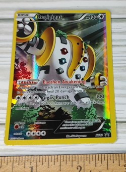 Pokemon Regigigas Full Art Black Star Promo XY82 XY Holo Trading Card TCG - Image 2