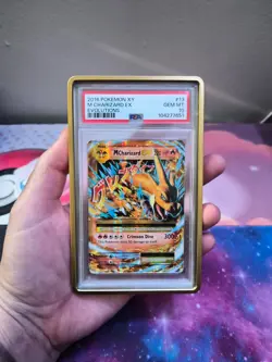 2016 Pokemon XY Evolutions M Charizard EX 13/108 PSA 10 with Guard - Image 1