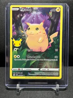 Pikachu 005/025 Holo Rare Pokemon 2021 Celebrations NM - Image 1