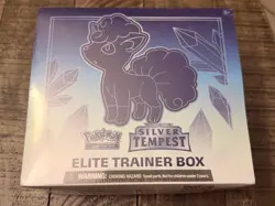 Factory Sealed Pokemon TCG Sword and Shield Silver Tempest Elite Trainer Box ETB - Image 1