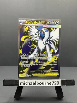 Pokemon TCG Me01: Mega Evolution Mega Absol ex 161/132 Ultra Rare Full Art Card - Image 1