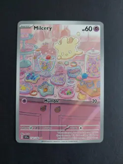 Pokemon TCG Milcery 152/142 Illustration Rare IR Stellar Crown NM/MINT - Image 1