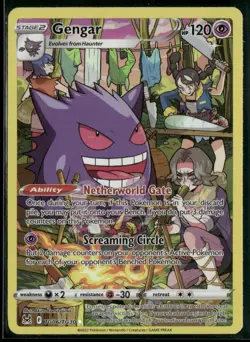 2022 Pokemon Gengar Sword & Shield Lost Origin Trainer Gallery Full Art #TG06 - Image 1