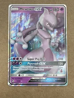 Mewtwo GX 31/68 Pokemon TCG Hidden Fates Ultra Rare - Image 3